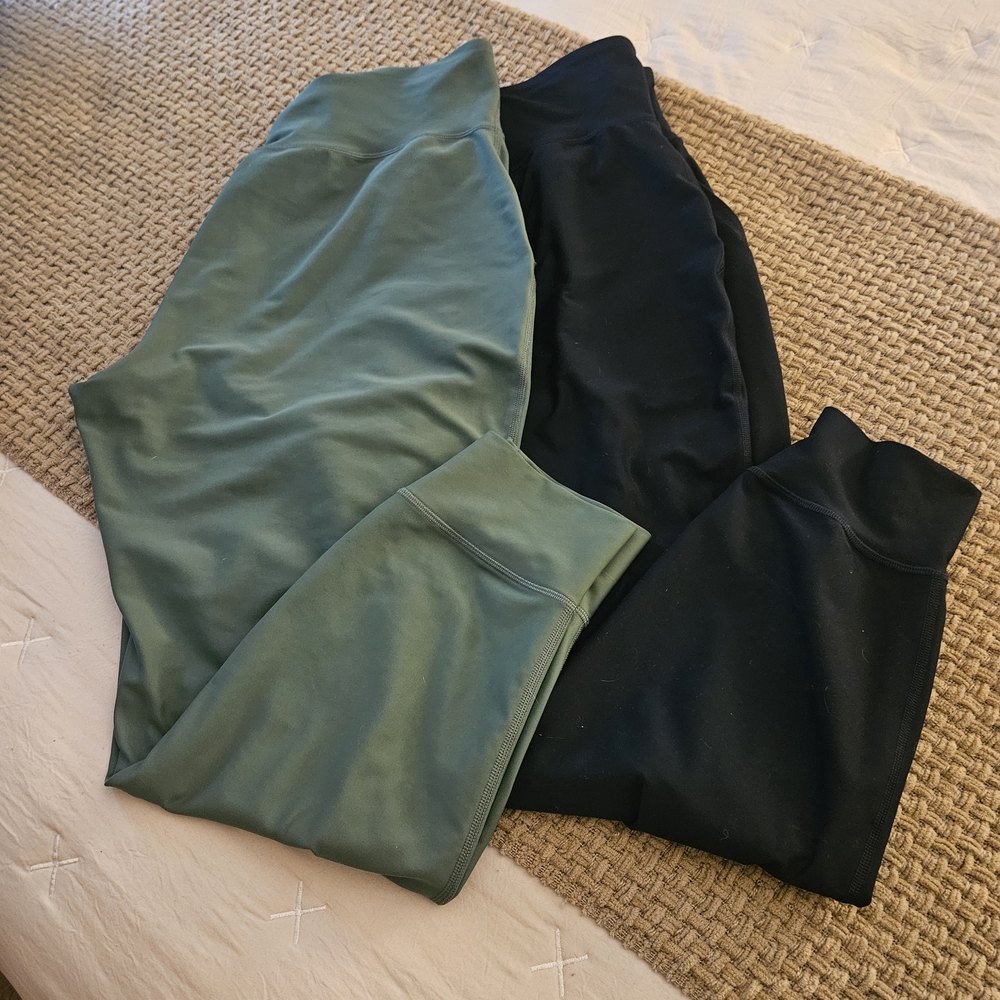 Old Navy green and blue jogging pants